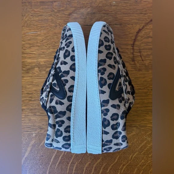Tretorn Women’s Size 7 NYLite Plus Leopard Print Sneakers Canvas Shoes Animal - Picture 14 of 16